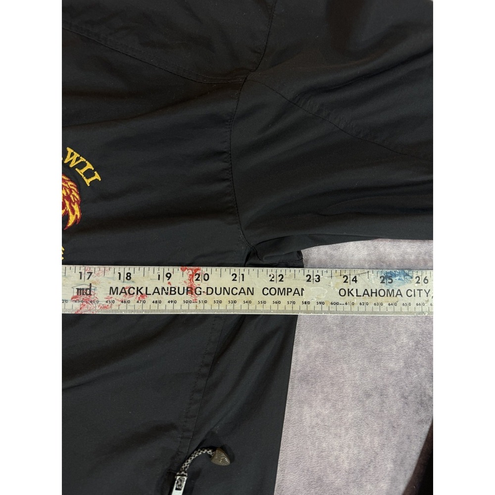 Nike Golf Clima-FIT Pullover Windbreaker Mens M Nixyaawii Golf Black V-Neck Zip - Picture 9 of 12